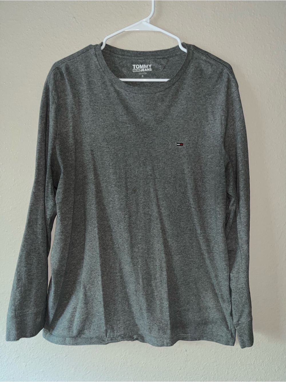 Tommy Hilfiger Tommy Jeans Gray Heather Crewneck Tee